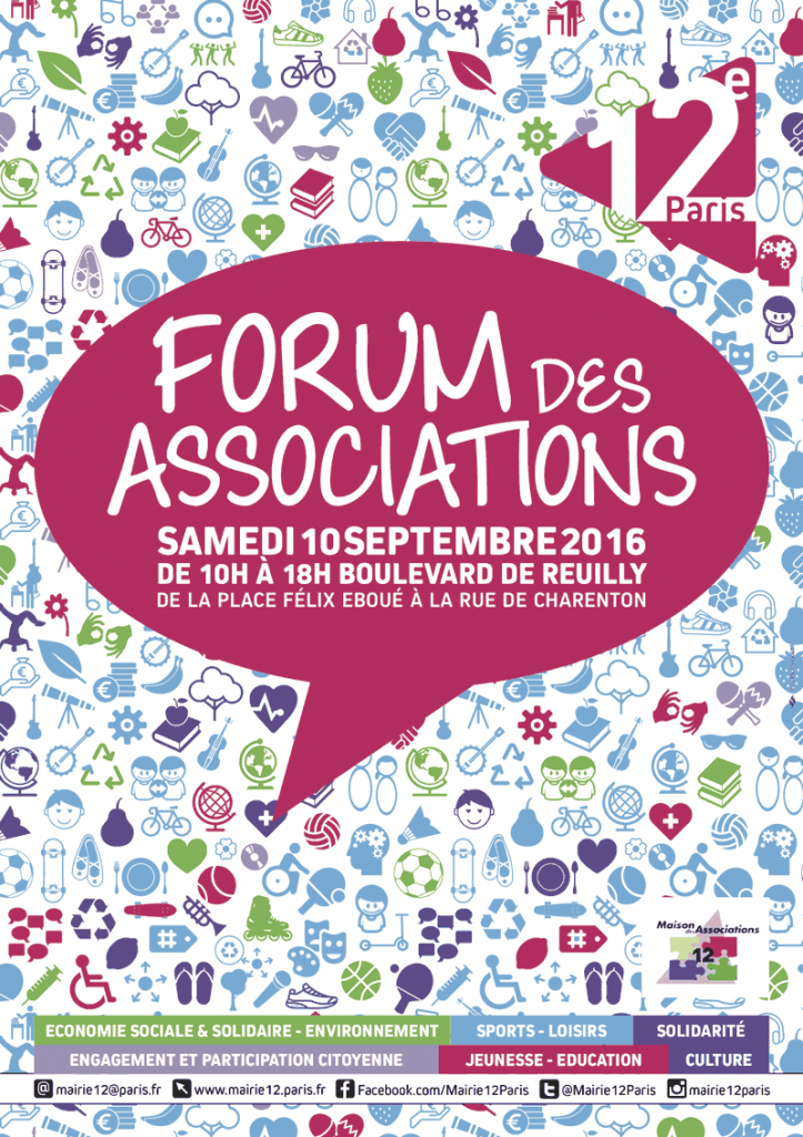 Forum des associations du 12e 2016