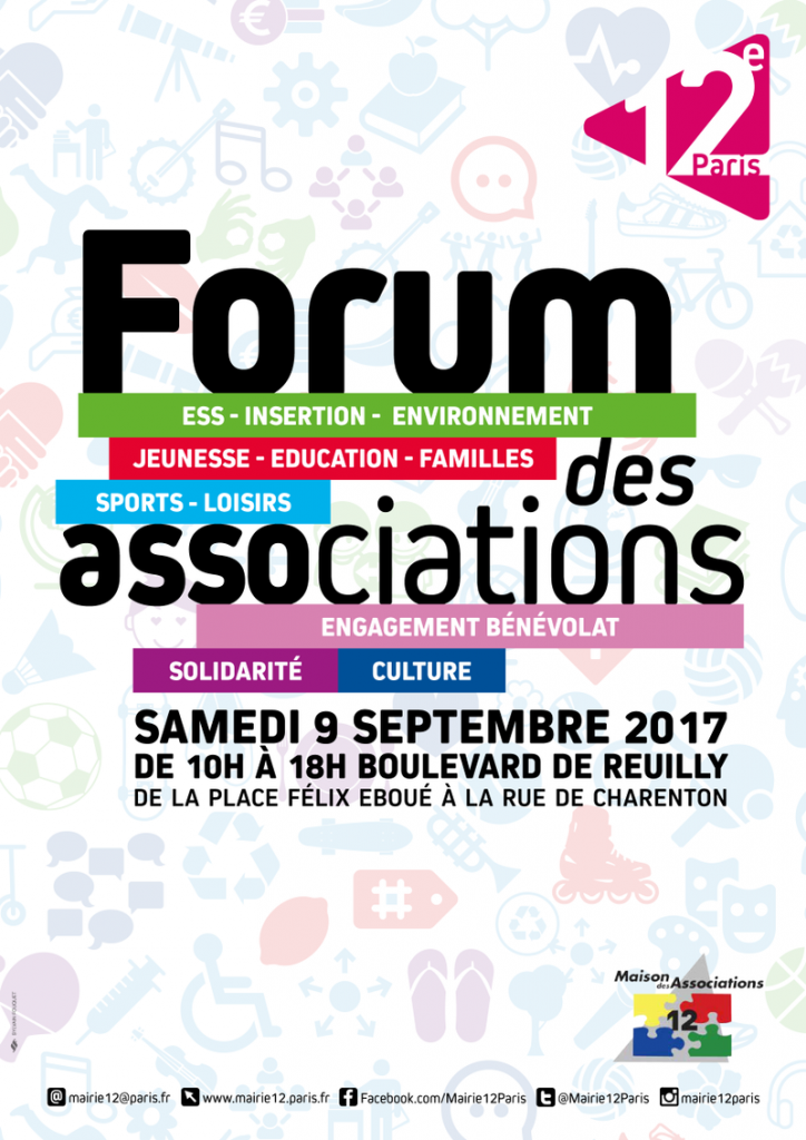 Forum des associations Paris 12e 2017