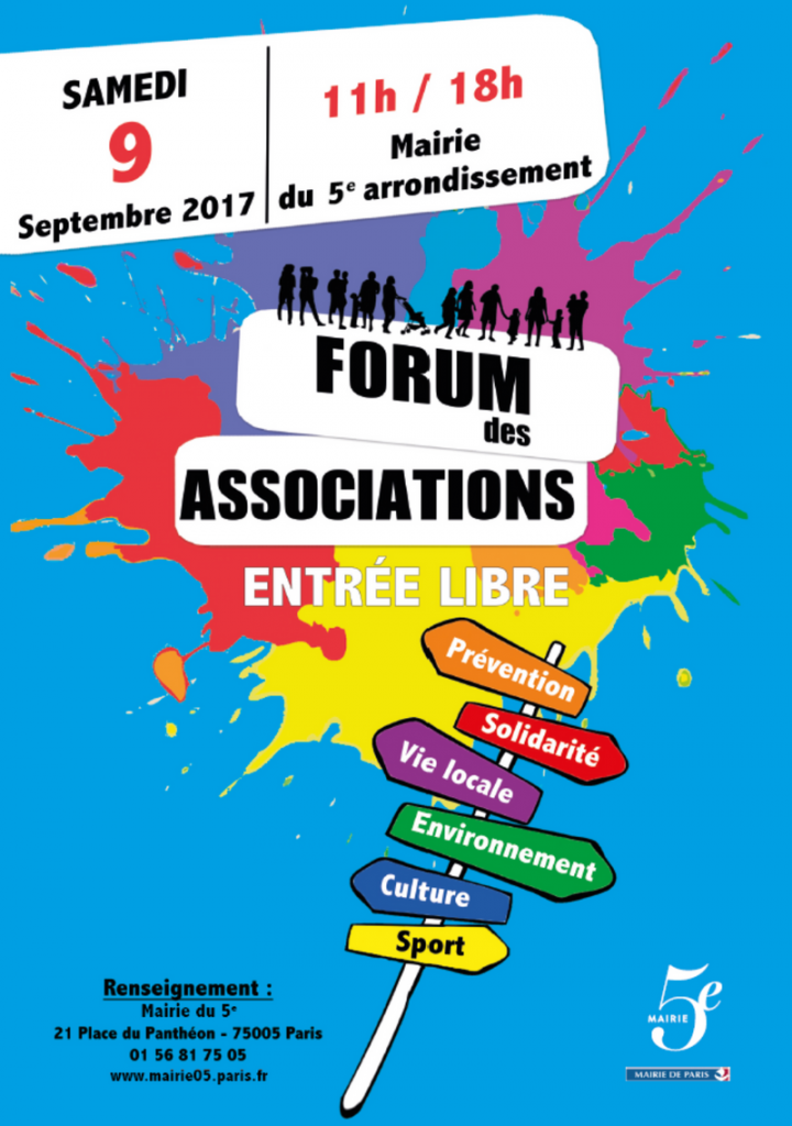 Forum des associations Paris 5e 2017